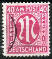 Germany,Bizone,  40 Pf.,cancel,as Scan - Covers & Documents