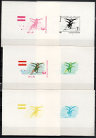 Yemen Kingdom 1968 Olympic Games Innsbruck 10 Phase Prints MNH -scarce- - Inverno1964: Innsbruck