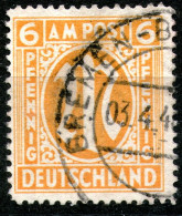 Germany,Bizone, 6 Pf.,cancel,as Scan - Storia Postale