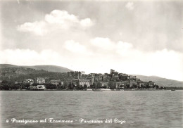 ITALIE - Passigno Sul Trasimeno - Panorama Dal Lago - Bar Pierella - Carte Postale Ancienne - Perugia