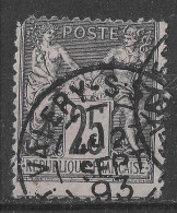 Lot N°127 N°97,oblitéré Cachet à Date SOMME St VALERY-S-SOMME - 1876-1898 Sage (Tipo II)