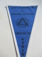 Fanion Souvenir/XVIIème Rassemblement Des Campeurs Normands/Groupe De ROUEN-Pont St Pierre  / CIF/1966           DFA89 - Banderas