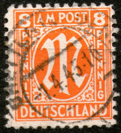 Germany,Bizone, 8 Pf.,cancel,as Scan - Storia Postale