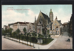 AK Leipzig, Thomaskirche Mit Superintentur Und Pfarrhaus  - Leipzig