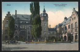 AK Jena, Volkshaus Und Bibliothek Carl Zeiss-Stiftung  - Jena