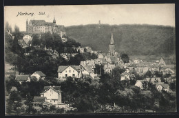 AK Marburg, Ortsansicht Süd  - Marburg