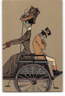 CPA  Art Nouveau - La Femme Cocher - Viennoise - Jugendstil - Other & Unclassified