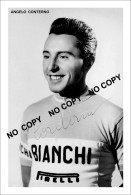 PHOTO CYCLISME REENFORCE GRAND QUALITÉ ( NO CARTE ), ANGELO CONTERNO TEAM BIANCHI 1957 - Radsport