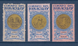 Paraguay - YT PA N° 399 à 401 ** - Neuf Sans Charnière - Poste Aérienne - 1965 - Paraguay