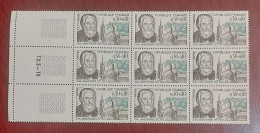 France Bloc De 9 Timbres  Neuf** YV N° 1470 Fourier Célébrités - Ungebraucht