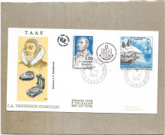 ENVELOPPE FDC DES TERRES AUSTRALES ET ANTARCTIQUES - Covers & Documents