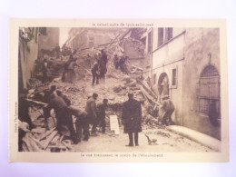 2024 - 1919  LA CATASTROPHE DE LYON-SAINT-JEAN  :  La Rue Tramassac Le Matin De L'éboulement   XXX - Other & Unclassified