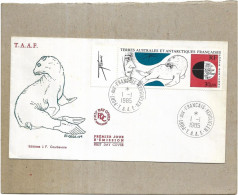 ENVELOPPE FDC DES TERRES AUSTRALES ET ANTARCTIQUES - Covers & Documents