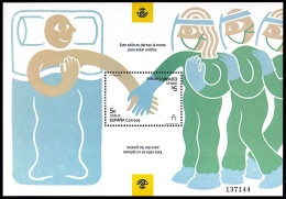 España 2020 Edifil 5435 Sello ** HB COVID-19 Personal Sanitario Y Enfermo Simbolizan La Union Y Dar Las Gracias - Unused Stamps