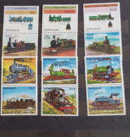 PARAGUAY TRAINS &LOCOMOTIVES-RALWAIS 2 SETS MNH 1982-1984 - Trains