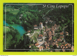 46 SAINT CIRQ LAPOPIE Vue Générale Aérienne VOIR DOS En Parcourant Le Lot 1er Village De France - Saint-Cirq-Lapopie