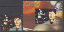Macedonia 2018  475 Years Anniversary Nicolaus Copernicus, Astronomy, Science, Physics, Poland, Stamp+block MNH - Sterrenkunde