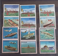 PARAGUAY SHIPS &BOATS 1983-1986 -2 SETS MNH - Bateaux