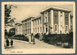 °°° Cartolina - Ceprano Edificio Scolastico - Viaggiata °°° - Frosinone