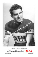 PHOTO CYCLISME REENFORCE GRAND QUALITÉ ( NO CARTE ), JESUS GALDEANO TEAM FAEMA 1957 - Ciclismo