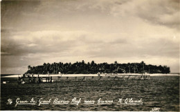 Fishermen Green Island Great Barrier Reef Near Cairns North Queensland Australia 1920-30 Unused Photo Postcard Publ: H&B - Great Barrier Reef