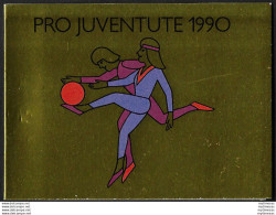 1990 Svizzera Pro Juventute Booklet Gold MNH SBHV N. 39 - Autres & Non Classés