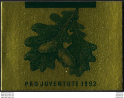 1992 Svizzera Pro Juventute Booklet Gold MNH SBHV N. 41 - Other & Unclassified