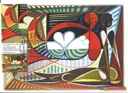 30960 - Carte Maximum - Portugal - Tapeçarias Portalegre - Almada Negreiros Pintor - Integração Racial - Maximum Cards & Covers
