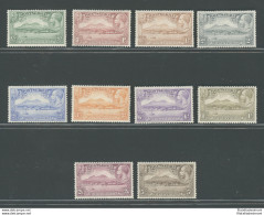 1932 Montserrat, Stanley Gibbons N. 84-93 - 300 Anniversary Of Settlement - Serie Di 10 Valori - MH* - Autres & Non Classés