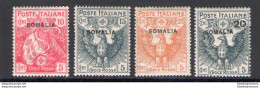 1916 SOMALIA, N. 19/22, Croce Rossa - 4 Valori - MNH** - Somalie