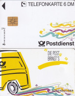 GERMANY - Postdienst(K 436), 10/92, Used - K-Reeksen : Reeks Klanten