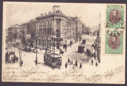 BUL 04 - 23610 SOFIA, St. Tergovska, Tramway, Bulgaria - Old Postcard - Used - TCV - 1901 - Bulgarie