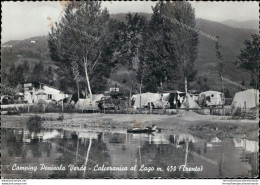 Ar483 Cartolina Calceranica Camping Penisola Verde Provincia Di Trento - Trento