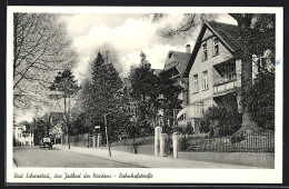 AK Bad Schwartau, Häuser In Der Bahnhofstrasse  - Bad Schwartau