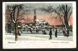 AK Chemnitz, Schlossteich Und Schlosskirche  - Chemnitz