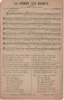 Partitions-LA FEMME AUX BIJOUX Paroles De L Bénèch, Musique De F Dumont - Partitions Musicales Anciennes