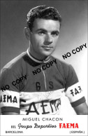 PHOTO CYCLISME REENFORCE GRAND QUALITÉ ( NO CARTE ), MIGUEL CHACON TEAM FAEMA 1957 - Ciclismo