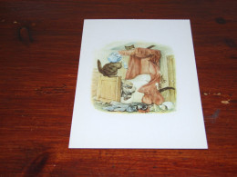 76515-          ILLUSTRATOR BEATRIX POTTER, 1866-1943, FROM THE TALE OF TOM,KITTEN - 1920 EDITION, UNUSED CARD - 1900-1949