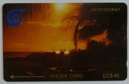 MONTSERRAT - GPT - 1st Issue - Sunset - 2CMTD - $40 - 1500ex - MON 2D - Used - Montserrat