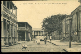 Diego Suarez Rue Flacourt Le Comptoir D'Escompte Et Le Tribunal 1921 Chatard - Madagascar