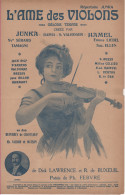 Partitions-L'AME DES VIOLONS Mélodie Tzigane Poésie De Ph Febvre, Musique De D Lauwrence & R De Buxeuil - Scores & Partitions