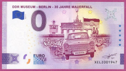 0-Euro XELZ 09 2023 DDR MUSEUM - BERLIN - 35 JAHRE MAUERFALL - Privatentwürfe