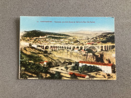 Constantinople Panorama Pris De La Route De Setif Et Le Pont Sidi Rached Postale Postcard - Turquie