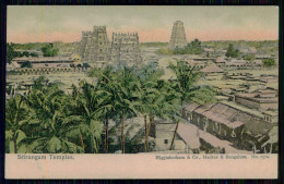 SRIRUNGAM - Srirumgam Temples. ( Ed. Higginbotham & Co., Madras & Bangalore Nº 157A.) Carte Postale - Indien