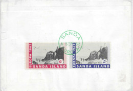 Postzegels > Europa > Groot-Brittannië > Lokale Uitgaven> Aangetekend Brief Met 7 Postzegels (17902) - Emissions Locales