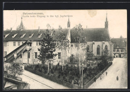 AK Bebenhausen, Strassenpartie Am Eingang In Das Kgl. Jagdschloss  - Hunting