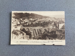 Constantinople Le Pont El-Kantara Vu De L'Hopital Civil Postale Postcard - Turkey