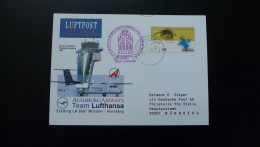 Premier Vol First Flight Munster Nurnberg DHC8 Augsburg Airways Team Lufthansa 2000 - Eerste Vluchten