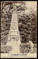CPA 70 'La Haute-Saône Historique" VILLERSEXEL - Le Monument (cycliste) ° Sisler édit. - Villersexel