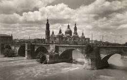 - ZARAGOZA : Puente De Piedra Sobre El Ebro - Scan Verso - - Zaragoza